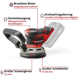 Einhell Akku-Exzenterschleifer TP-RS 18/32 Li BL Solo