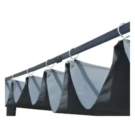 vidaXL Pavillon 3 x 3 m Grau/Anthrazit