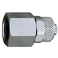 Riegler Gerade Aufschraubverschraubung, G 1/2 i., für Schlauch 8/6