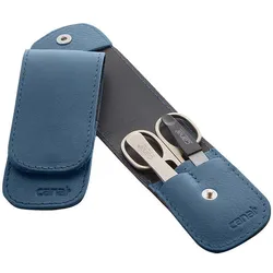 Canal Stecketui mit Druckknopf blau 3-teilig