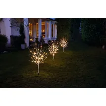 NORTHPOINT LED Sträucher Birkenoptik Weihnachtsdeko Outdoor warmweiße LEDs | 85cm