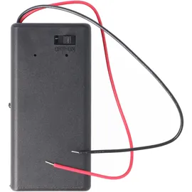 goobay Batteriehalter mit Schalter für 9V Block 48171
