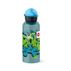 EMSA Teens Trinkflasche, 600 ml 518129 , 1 Trinkflasche, Motiv: Graffiti