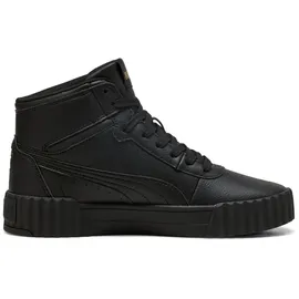 Puma Carina 3.0 Mid Damen Weite E Schwarz/Gold 40,5