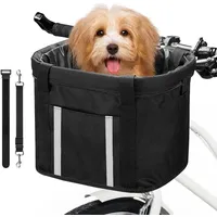 Hunde Fahrradkorb, Hundekorb Fahrrad Vorne, Abnehmbare Hundetasche