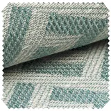 novely® Stoff exquisit MISINTO Design-Polsterstoff mit 3D Leinenstruktur, Schwer Entzündbar, Robust, Abriebfest, Meterware, 1lfm blau