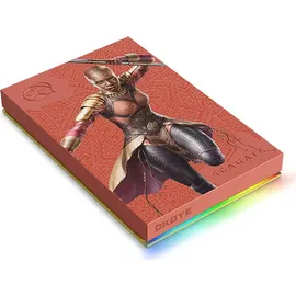 Seagate Okoye - Shuri Special Edition 2 TB USB 3.0 rot