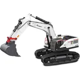 AMEWI Bagger G451E 1:14 teilmetall weiß (22544)