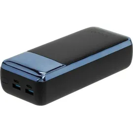 RivaCase® Rivacase, Powerbank 30000mAh 65W 4x USB-C/A & LCD Display, Schwarz