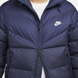 Nike WINDRUNNER PrimaLoft® Storm-FIT-Puffer-Jacke mit Kapuze für Herren - blau XXL