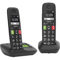 GIGASET E290A DUO Schnurloses Telefon mit Anrufbeantworter