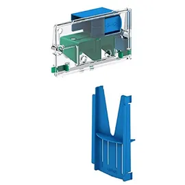 MEPA Einwurfschacht WC-Tabs, grünblau für UP-Spülkästen Reinigungsschacht