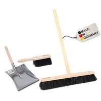 BawiTec Badewien BawiTec Roßhaar Besen Set, hochwertiger Kehrbesen mit