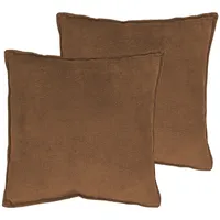 Spetebo Dekokissen Cord 45 x 45 cm Braun