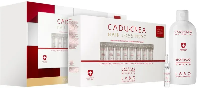 CADU-CREX Hair Loss HSSC Advanced Hair Loss Haarkur für Damen gegen fortgeschrittenen Haarausfall vorteilhafte Packung