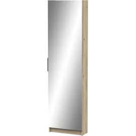 Demeyere Zapatero 50 x 180,5 x 20 cm 1 Tür/1 Spiegel / Eiche