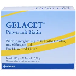 Gelacet Nahrungsergänzungsmittel m. Biotin für Haut und Haar 21 St