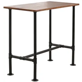 Mendler Bartisch HWC-N21 108 x 120 x 61 cm Braun