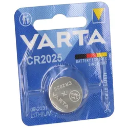VARTA CR2025 Lithium-Knopfzelle 3V