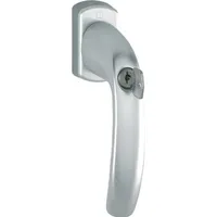 HOPPE Fenstergriff NY 0810S/U10 TBT1 Alu.F9016/verkehrsweiß 32mm abschl.HOPPE