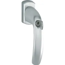 HOPPE Fenstergriff NY 0810S/U10 TBT1 Alu.F9016/verkehrsweiß 32mm abschl.HOPPE