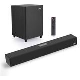 ele ELEOPTION 100W TV SoundBar 2.1 Bluetooth-Lautsprecher 5.0 Heimkinosystem 3D-Surround-Soundbar-Fernbedienung mit Subwoofer Für TV - Schwarz