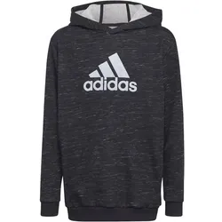 ADIDAS Kinder Kapuzensweat U BOS HD, BLCKME/WHITE, 128