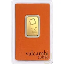 Valcambi 10 Gramm Goldbarren Valcambi