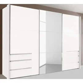 WIMEX Schwebetürenschrank Level by fresh to go 300 x 236 x 65 cm Weiß