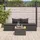 vidaXL Loungesofa schwarz