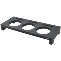 Staub Servierbrett Für 3 Mini Cocottes (10 cm), x 16 cm, Schwarz