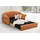 Home Affaire Schlafcouch Chenille 2-Sitzer Orange