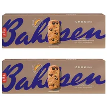 kekse Chokini mit Schokostückchen und Orangennote Schokoladensnack 2 Packungen 150 g