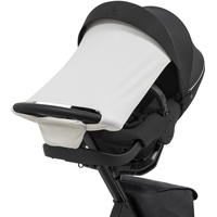 Stokke Xplory X Sonnensegel, Light Grey – Schützt das Baby vor der direkten Sonne – Leicht, einfach am Kinderwagen zu befestigen – Aus wasserabweisenden Materialien und Textilien mit UPF 50+