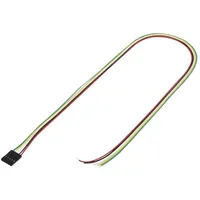 TRU Components Konfektionierte Litze Polzahl Gesamt 5 Rastermaß: 2.54