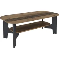 ByLIVING Couchtisch JONNY, Breite 110 cm, Old Wood (Altholz-Optik)/anthrazit