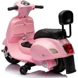 SUN BABY Vespa Elektroroller Kinderfahrzeug rosa (Rückenlehne)