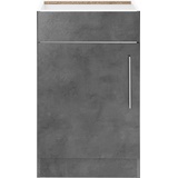 wiho Küchen Spülenschrank »Cali«, 50 cm breit, ohne Arbeitsplatte, grau