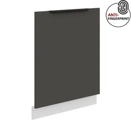Küchen-Preisbombe Frontblende für vollintegrierten Geschirrspüler 60 cm ARIA Graphite matt