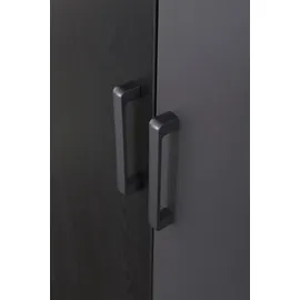 Rauch Miro 181 x 210 x 54 cm graumetallic/black oak