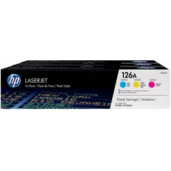 HP 126A CF341A Original LaserJet Tonerkartuschen 3er-Pack