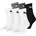 Short Crew Tennissocken 6er Weiß/Grau 43-46