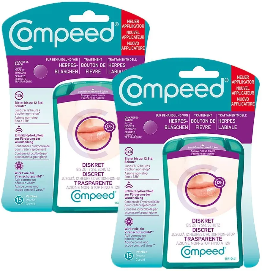 Compeed® Herpes Bläschen Patches Doppelpack