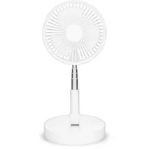 TREBS 20 cm Tisch- und Standventilator Weiß