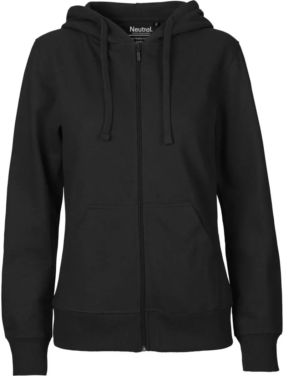 Neutral Damen Bio Kapuzen Sweatjacke O83301 black S
