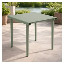 JVmoebel Gartentisch 80 x 80 x 74 cm Grün