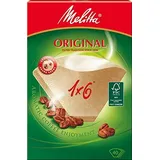 400 x Filtertüten/Kaffeefilter"Melitta Original 1x6" (Naturbraun)