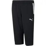 Puma teamLIGA 3/4 Trainingshose Kinder black/white 176