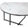 SalesFever Caorle Schwarz-Weiß Glas 80 x 45 cm