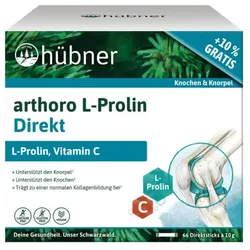 Hübner arthoro L-Prolin Direkt Sticks (60St)